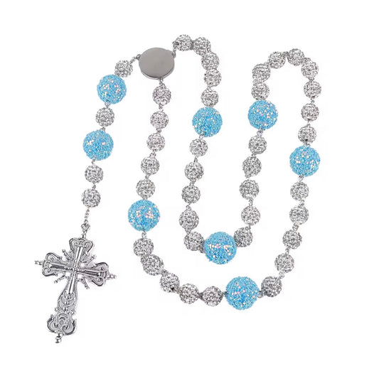 Z-Crystal Necklace-(6 colors)
