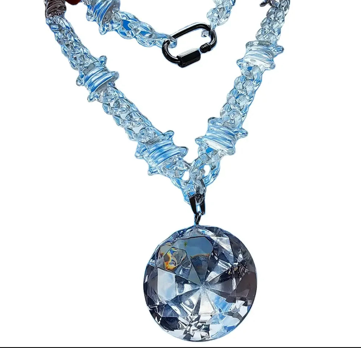 Z-Necklace -Acrylic Diamond