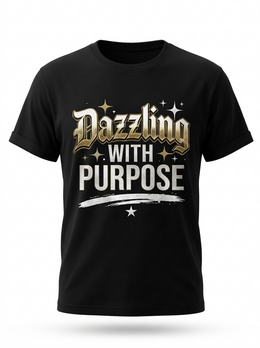 Dazzling with Purpose- Black (+1 color)