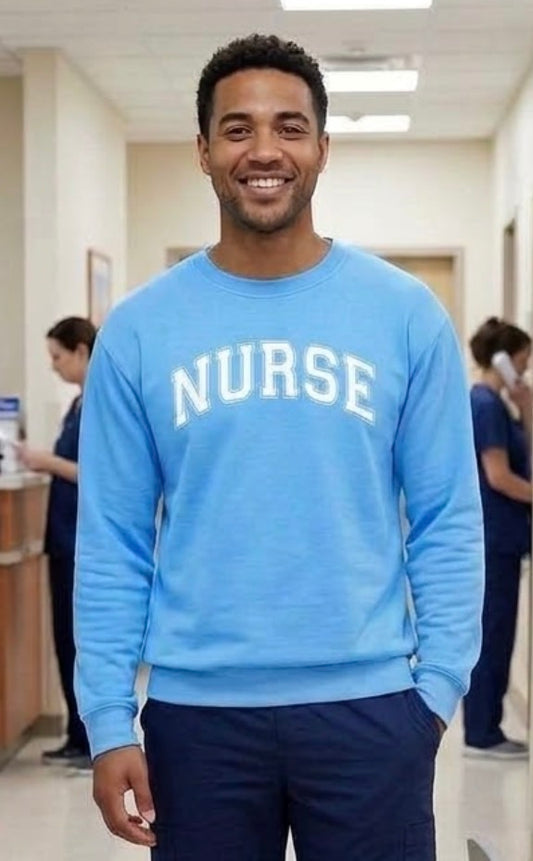 Nurse Crewneck - Blue