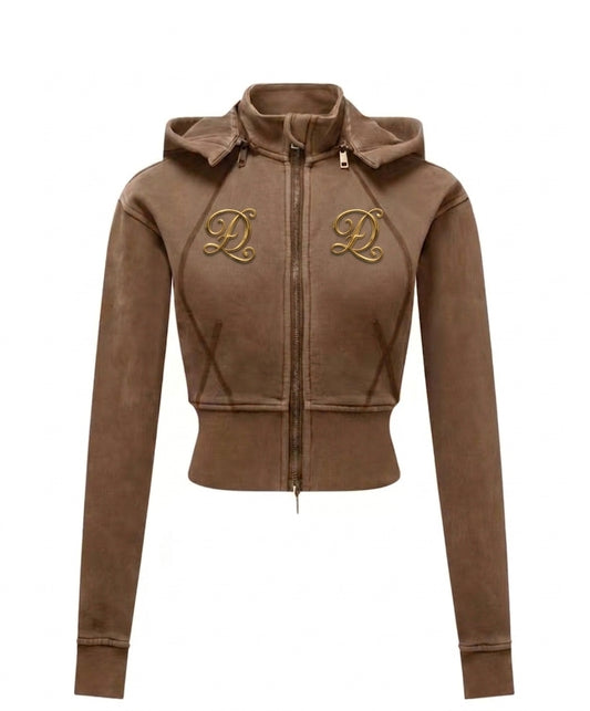 Angel Cropped Hoodie - (+1 Color)