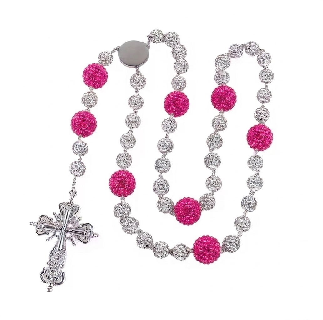 Z-Crystal Necklace-(6 colors)